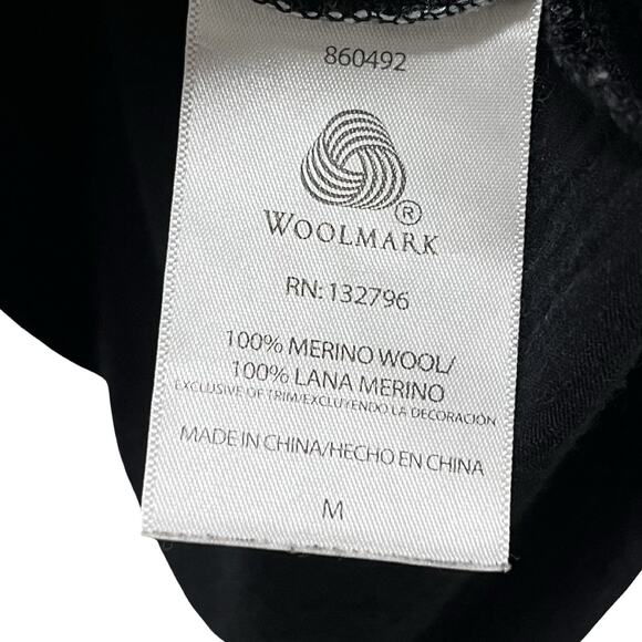 Segments Merino Wool Base Layer Top Size M Black Outdoor Hiking Women's - Picture 4 of 4